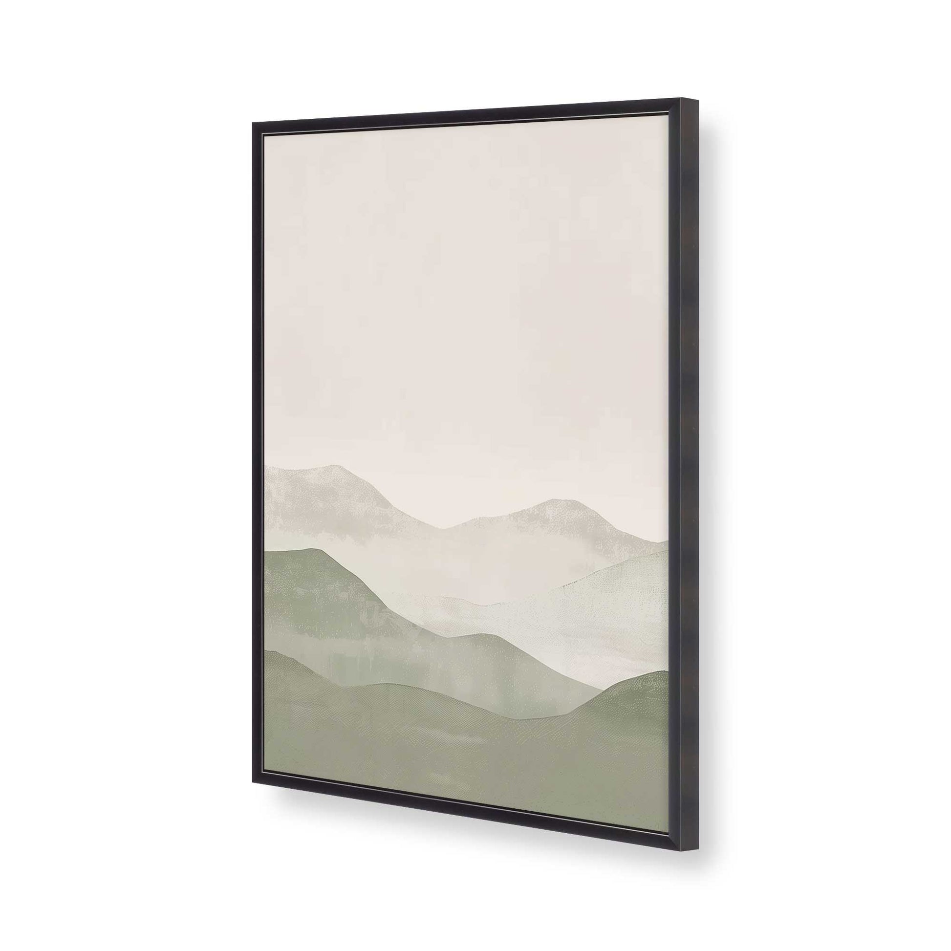 [Color:Weathered Zinc], Picture of art in a Weathered Zinc frame of the corner