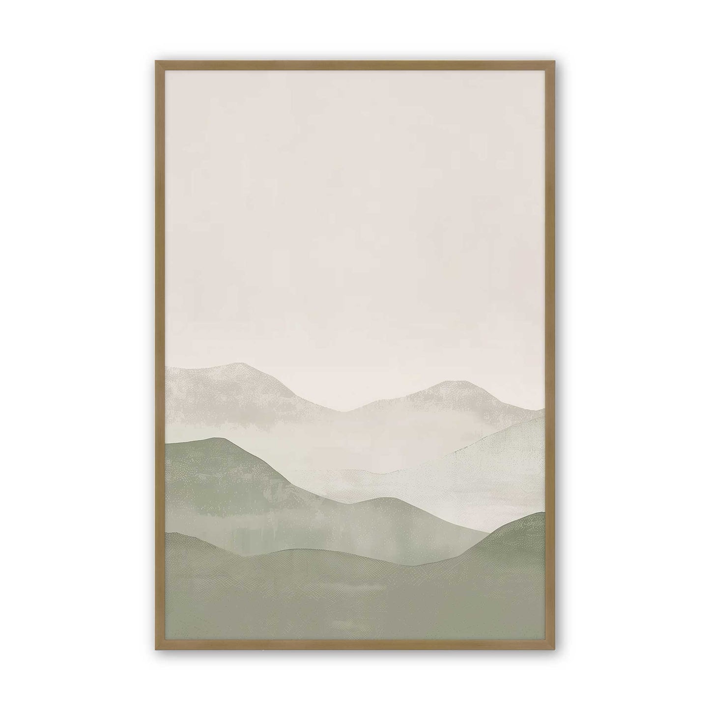 [Color:Brushed Gold], Picture of art in a Brushed Gold frame