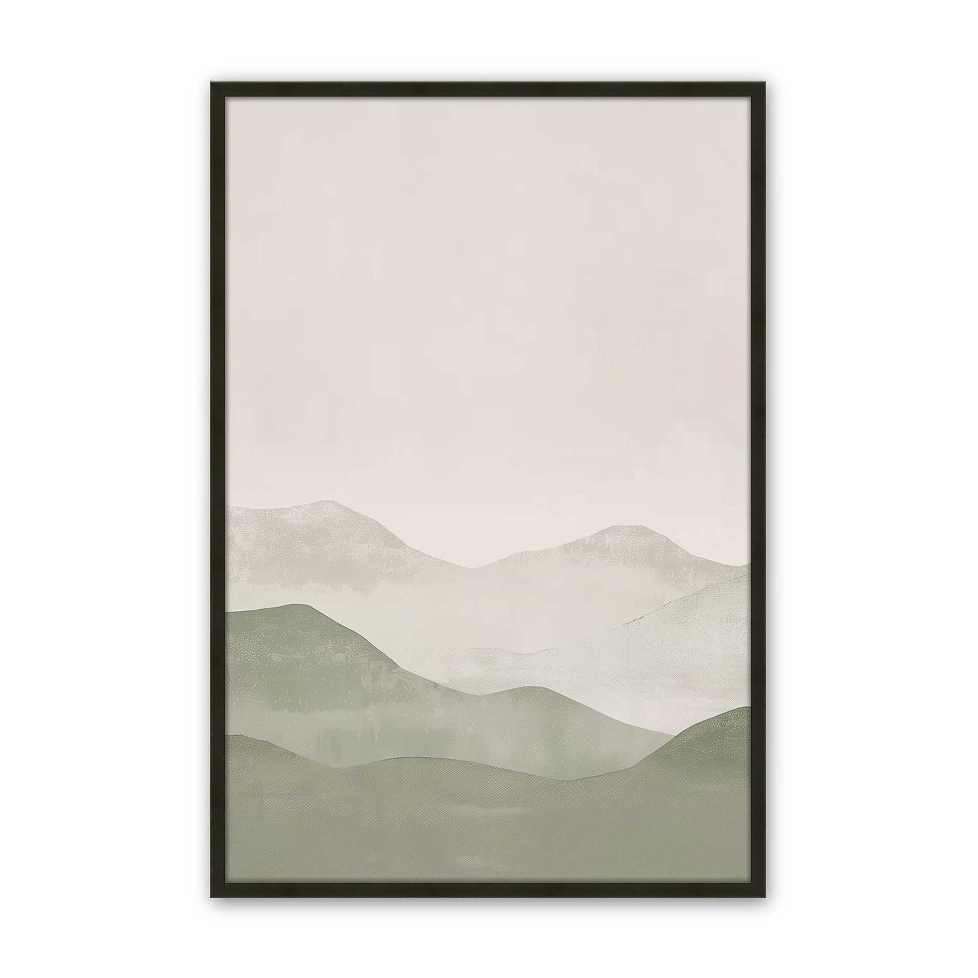 [Color:Satin Black], Picture of art in a Satin Black frame