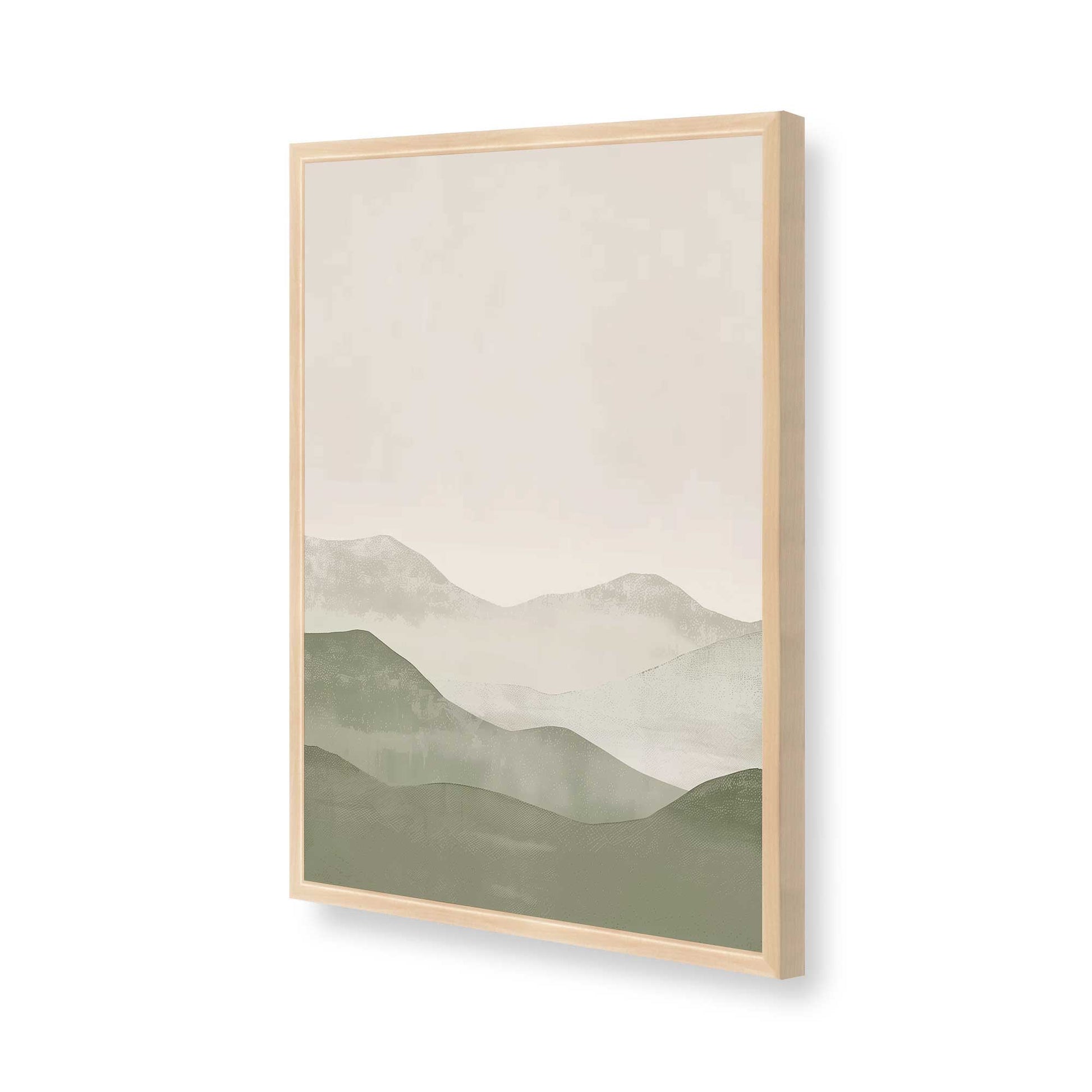 [Color:Raw Maple], Picture of art in a Raw Maple frame of the corner