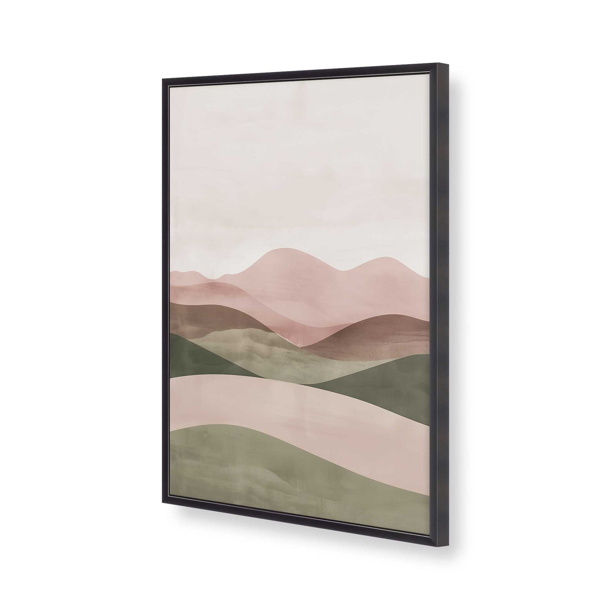 [Color:Weathered Zinc], Picture of art in a Weathered Zinc frame of the corner