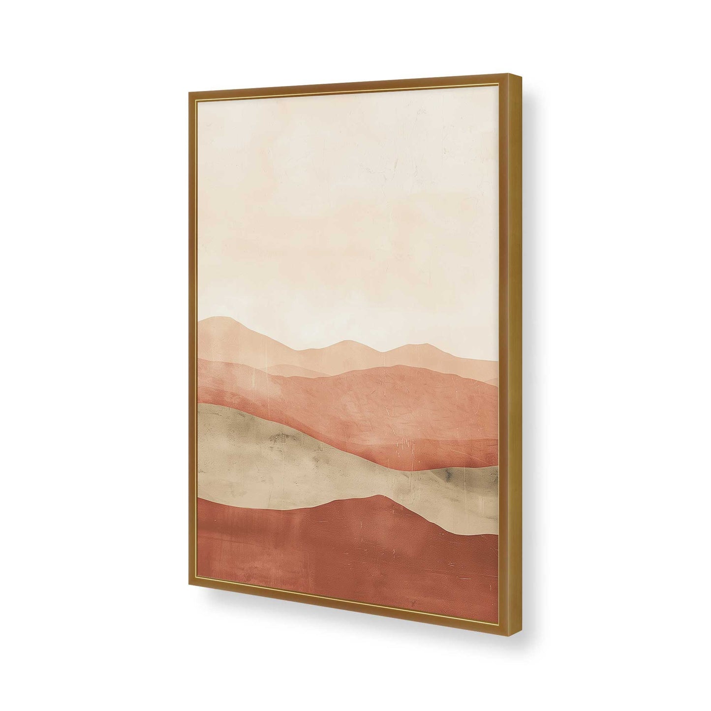 [Color:Polished Gold], Picture of art in a Polished Gold frame of the corner