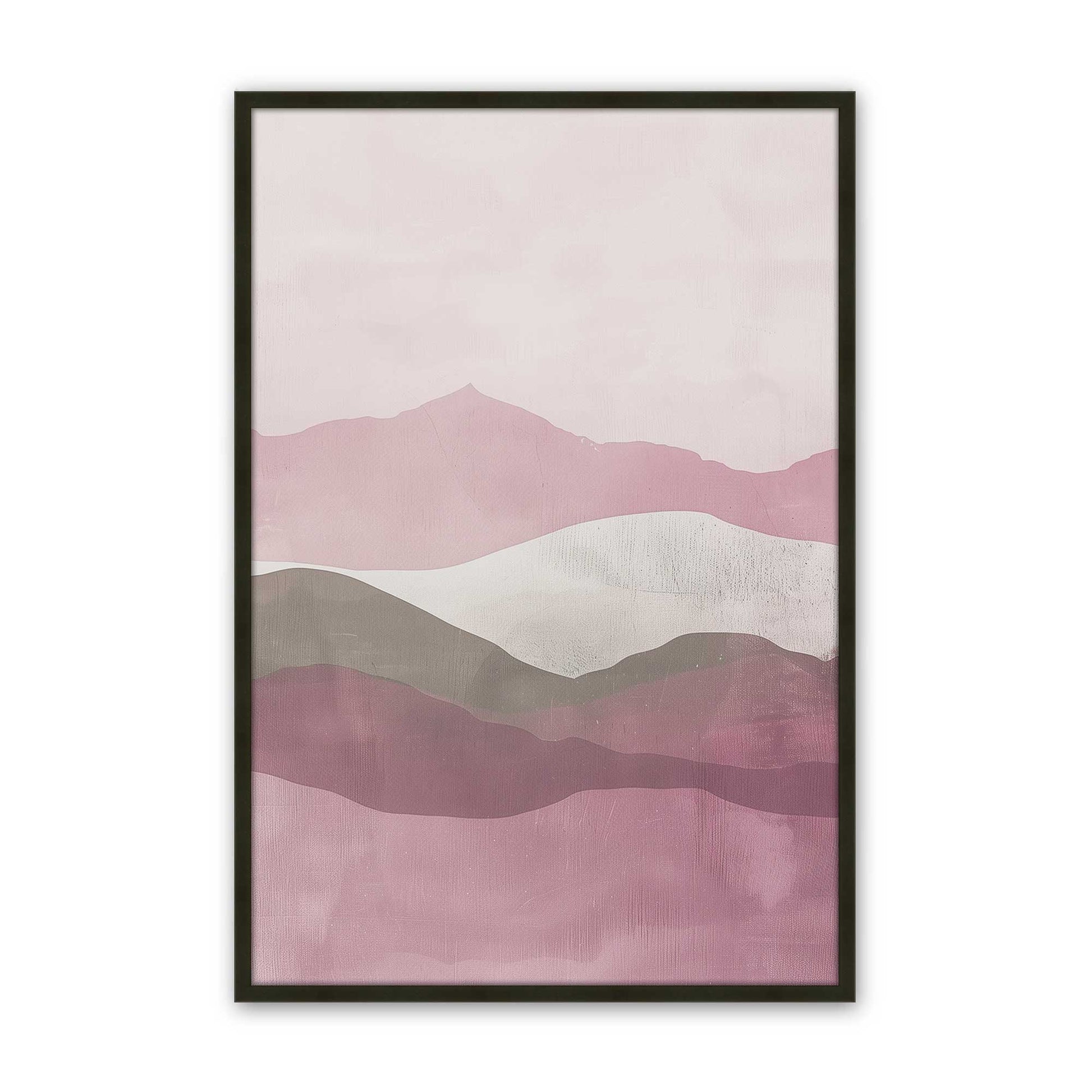 [Color:Satin Black], Picture of art in a Satin Black frame