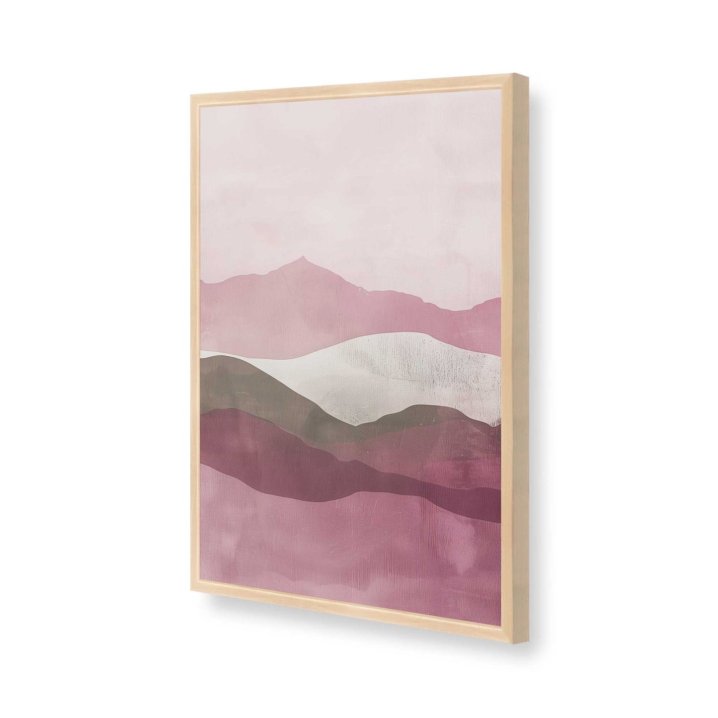 [Color:Raw Maple], Picture of art in a Raw Maple frame of the corner