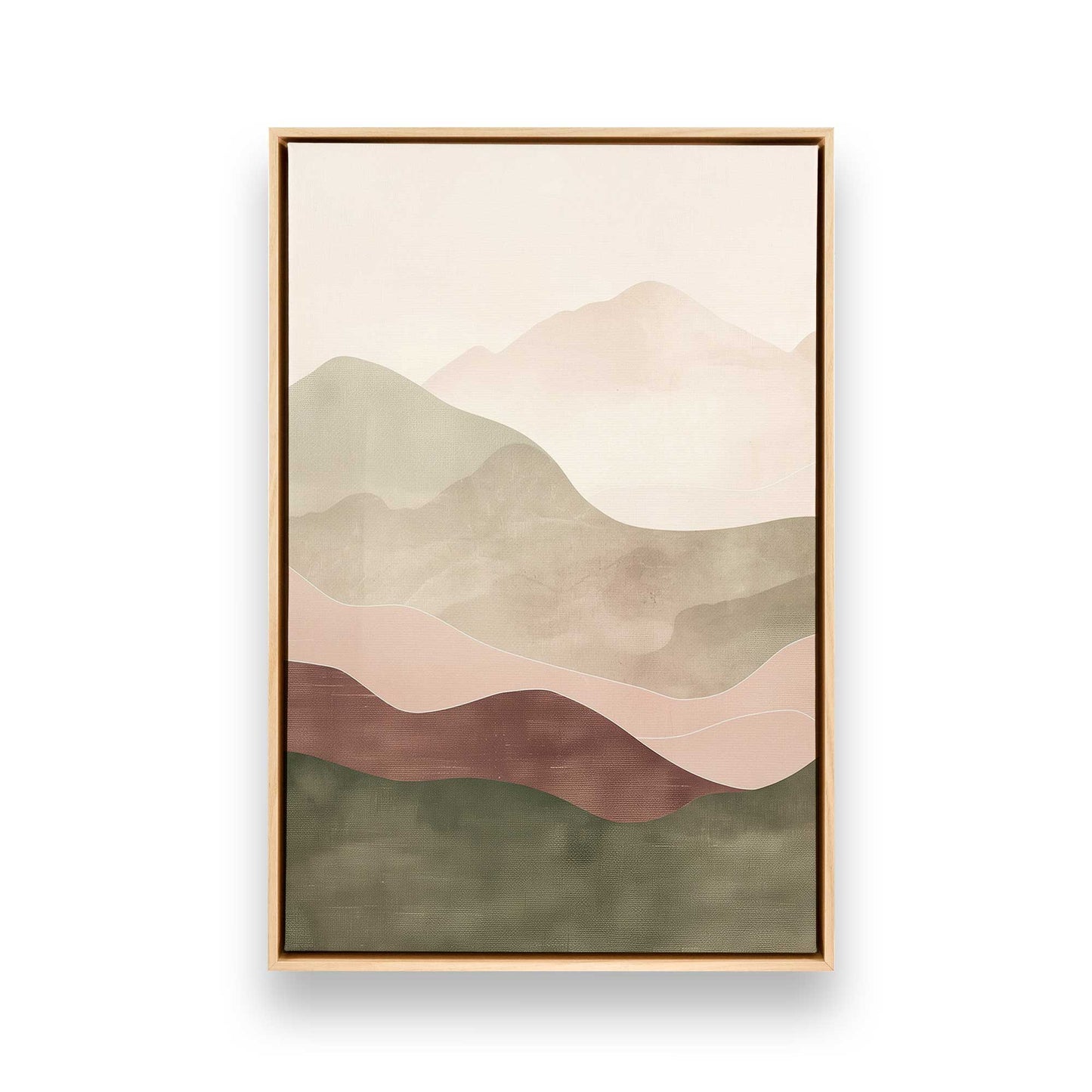 [Color:American Maple], Picture of art in a American Maple frame