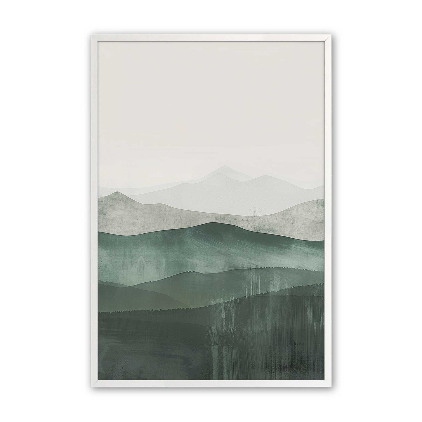 [Color:Opaque White], Picture of art in a Opaque White frame