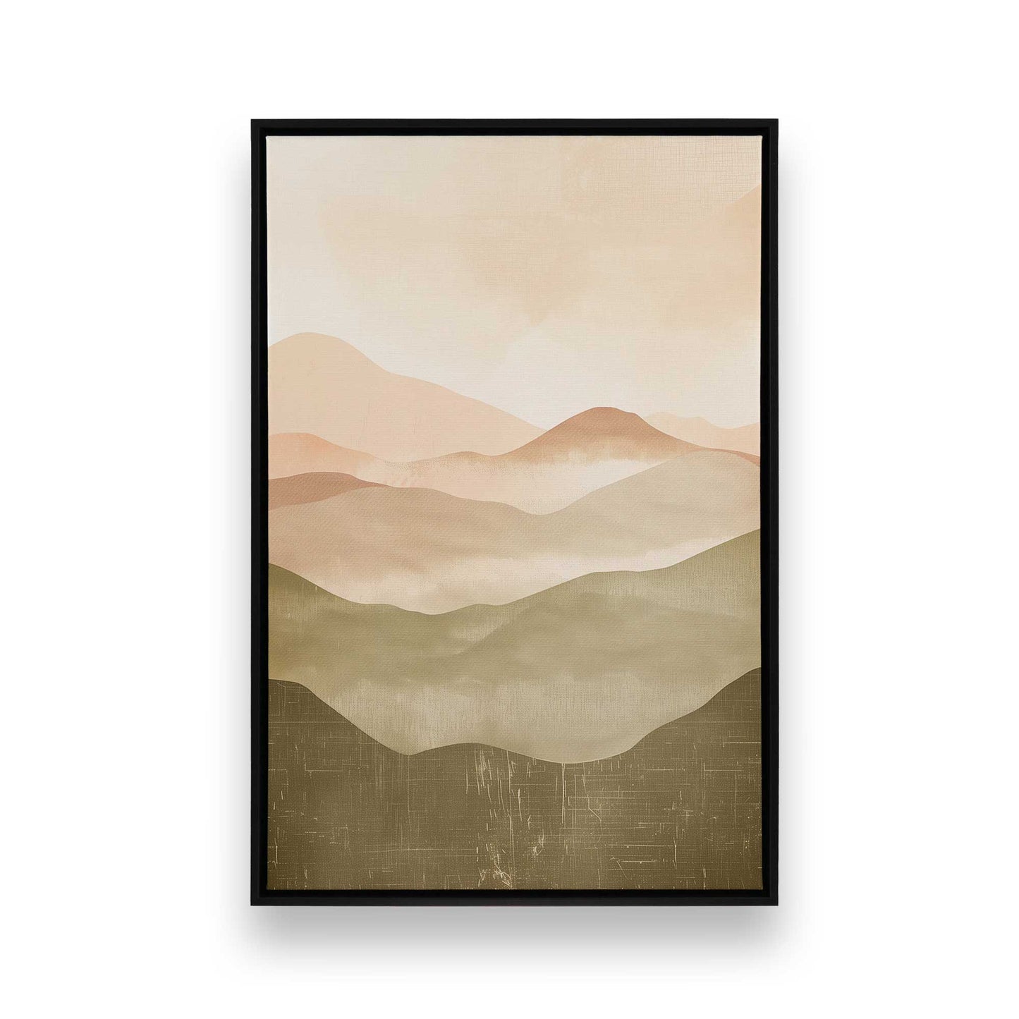 [Color:Satin Black], Picture of art in a Satin Black frame