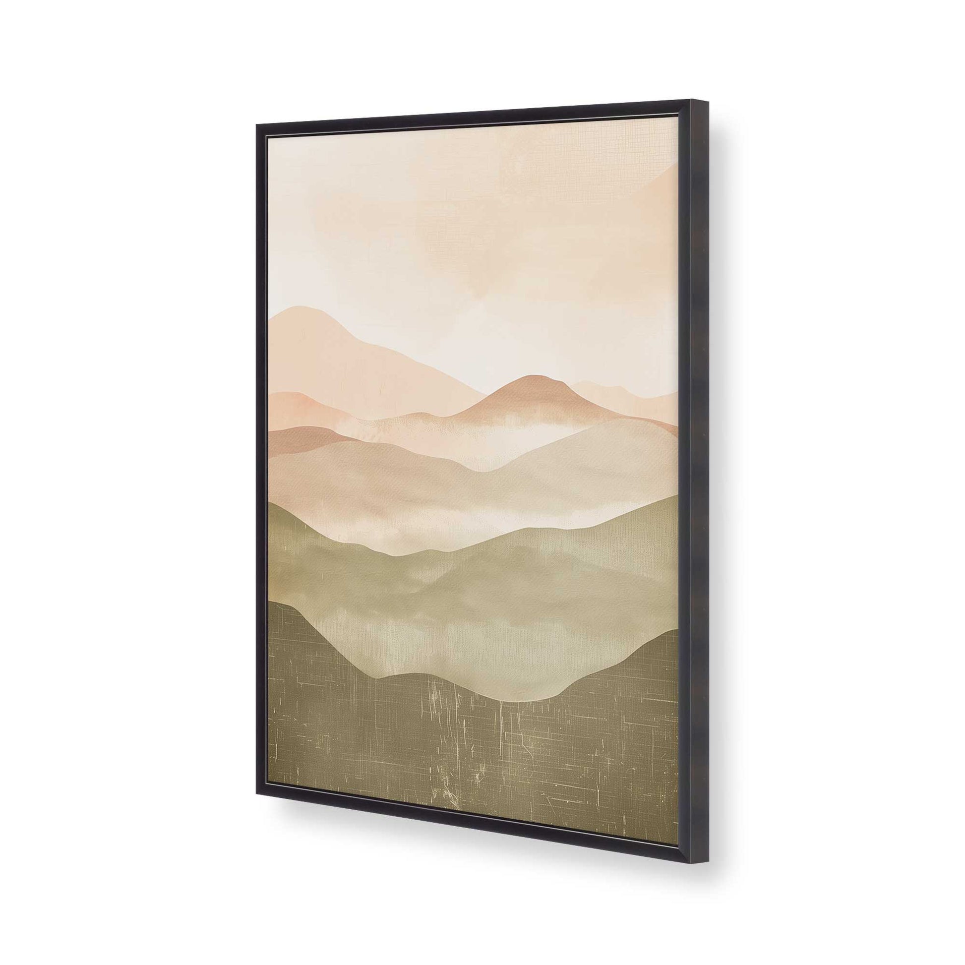 [Color:Weathered Zinc], Picture of art in a Weathered Zinc frame of the corner