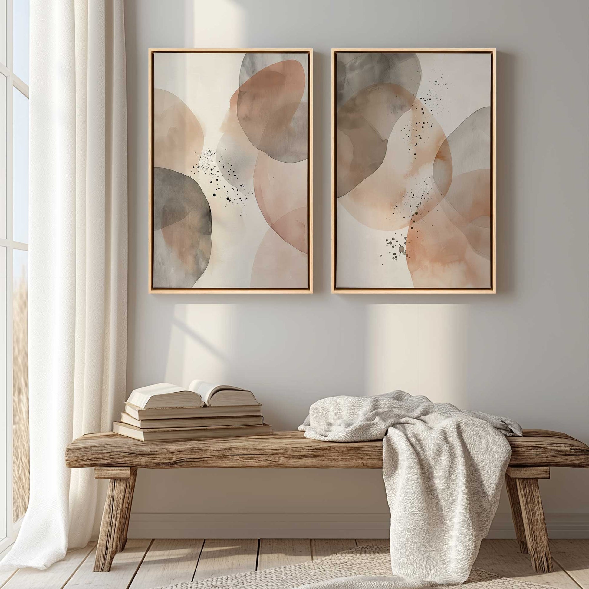 [Color:American Maple], Picture of art in a American Maple frame