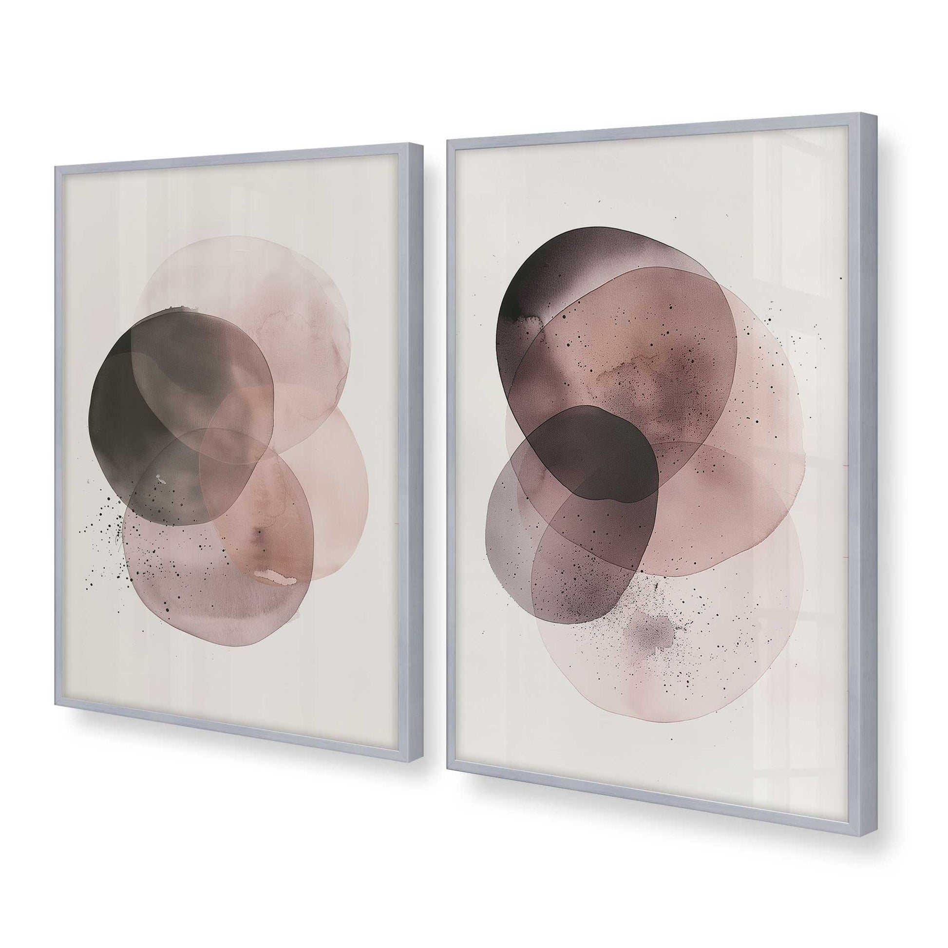 [Color:Polished Chrome], Picture of art in a Polished Chrome frame at an angle