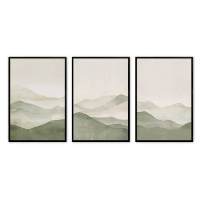 [Color:Satin Black], Picture of art in a Satin Black frame