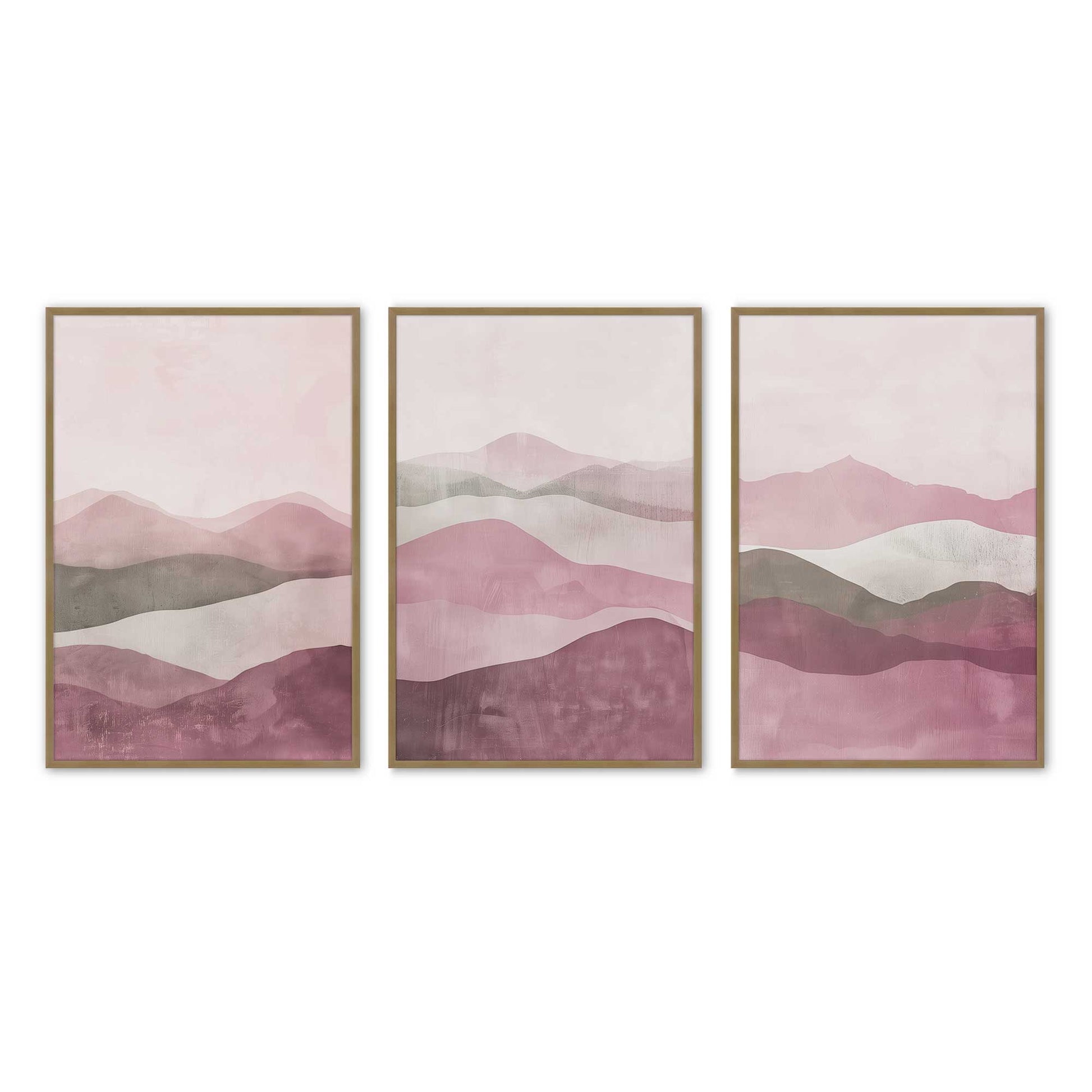 [Color:Brushed Gold], Picture of art in a Brushed Gold frame
