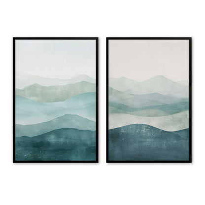 [Color:Satin Black], Picture of art in a Satin Black frame