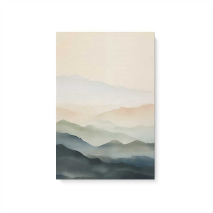 Layers of Quiet Hills Canvas Print, Set of 3