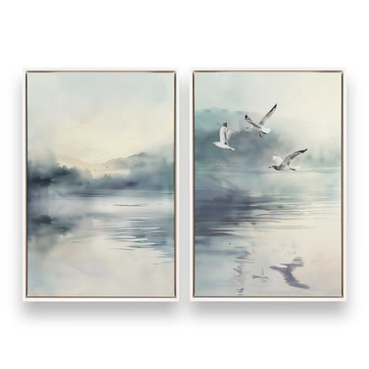 [Color:Opaque White], Picture of art in a White frame