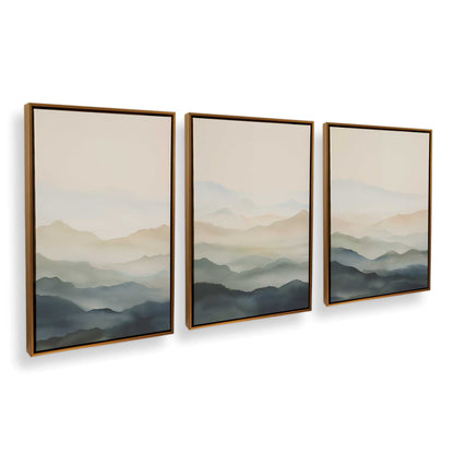 [Color:Polished Gold], Picture of art in a Polished Gold frame at an angle