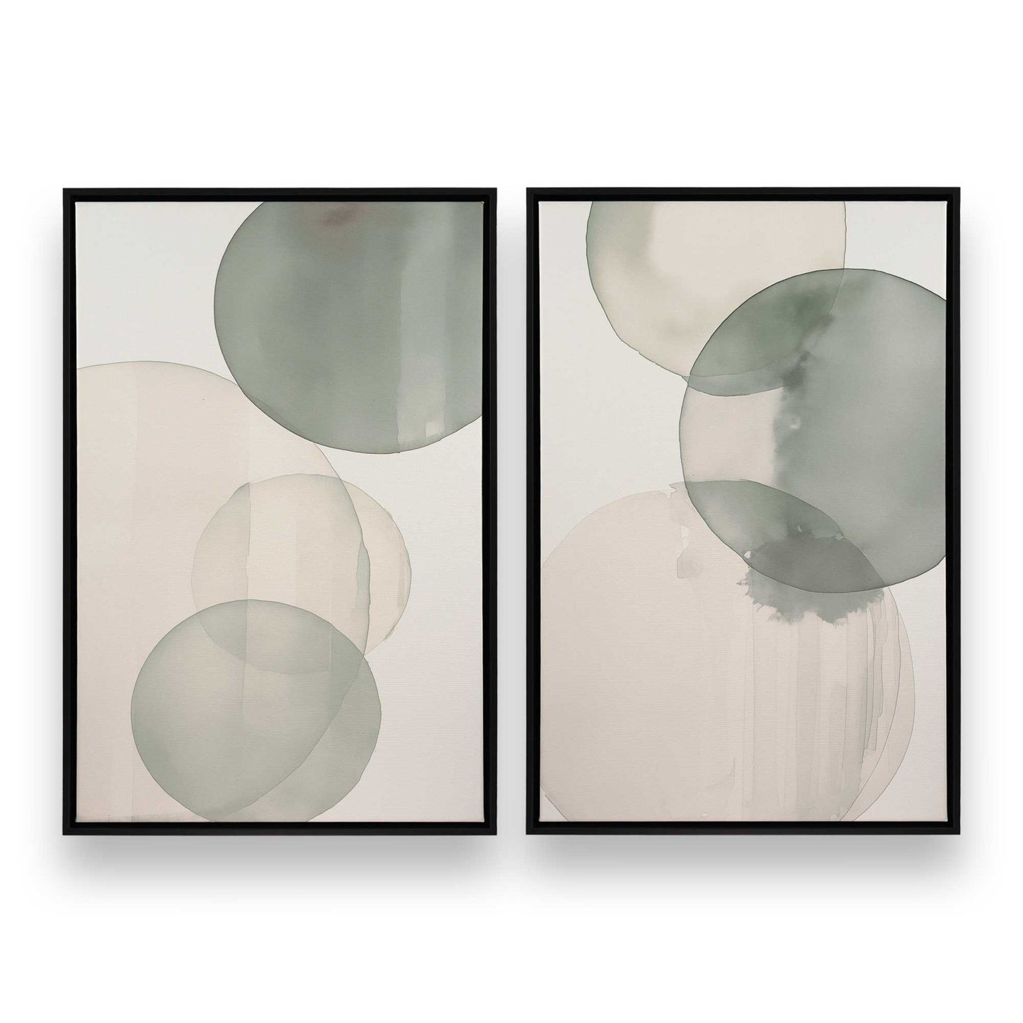 [Color:Satin Black], Picture of art in a Satin Black frame