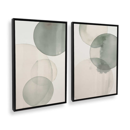 [Color:Satin Black], Picture of art in a Satin Black frame at an angle