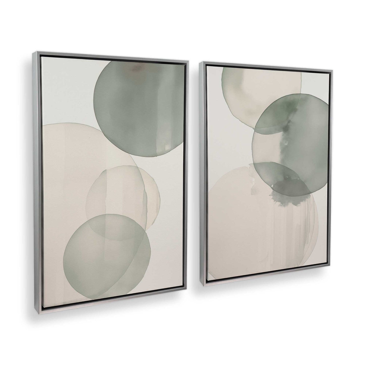 [Color:Polished Chrome], Picture of art in a Polished Chrome frame at an angle
