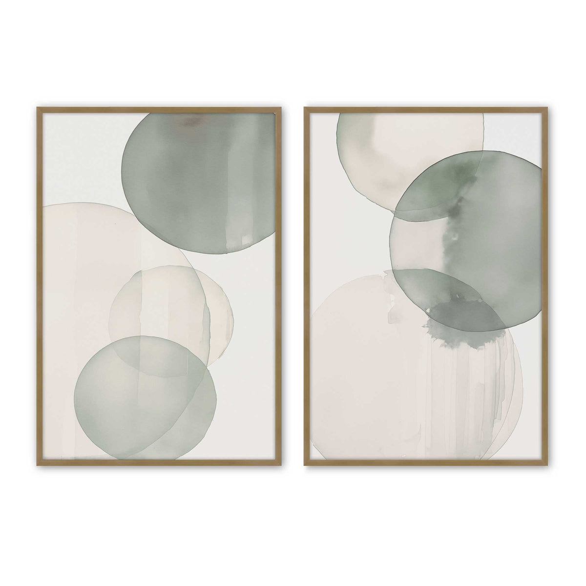 [Color:Brushed Gold], Picture of art in a Brushed Gold frame