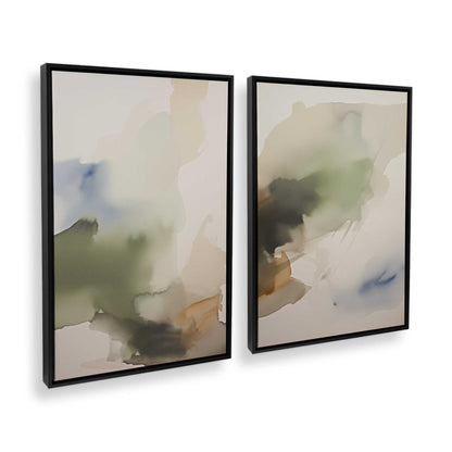 [Color:Satin Black], Picture of art in a Satin Black frame at an angle