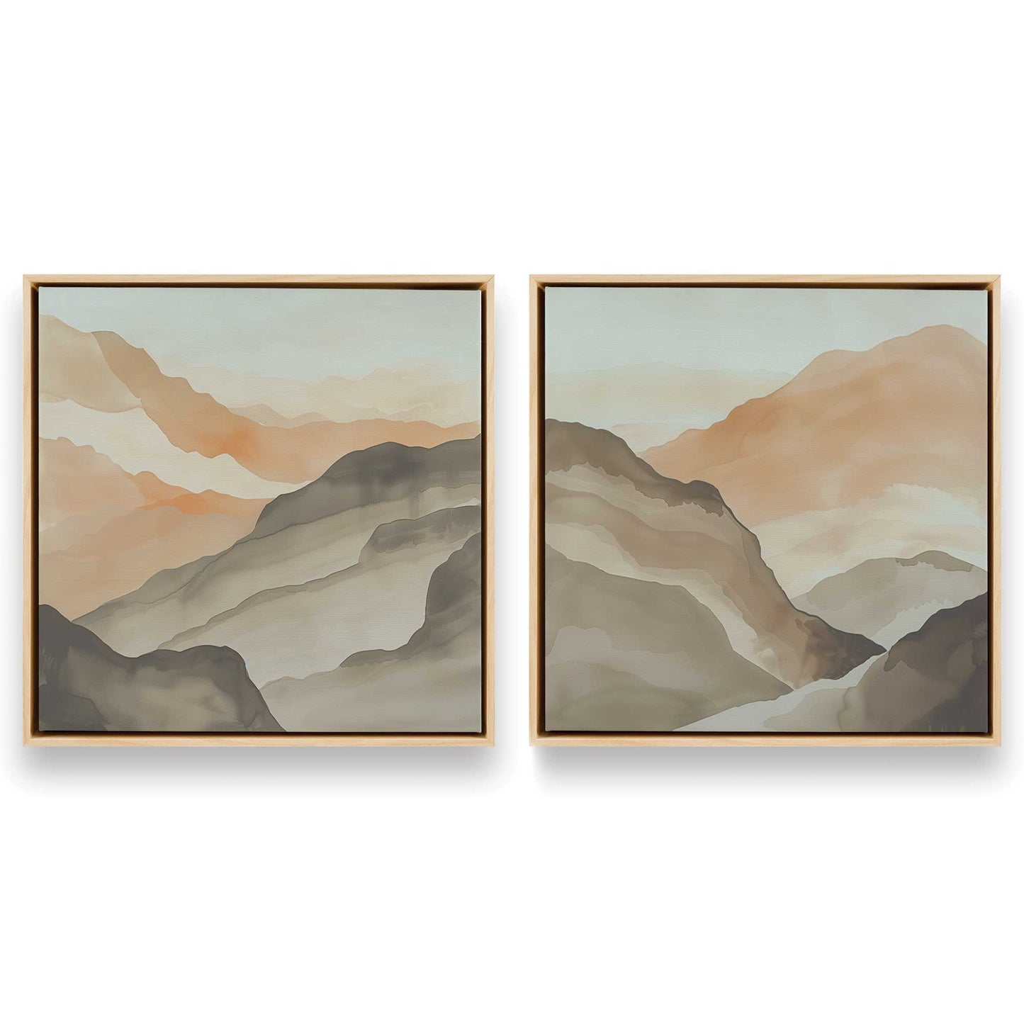 [Color:American Maple], Picture of art in a American Maple frame