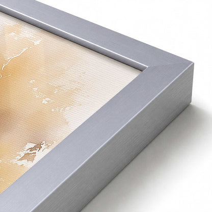 [Color:Polished Chrome], Picture of art in a Polished Chrome frame at an angle