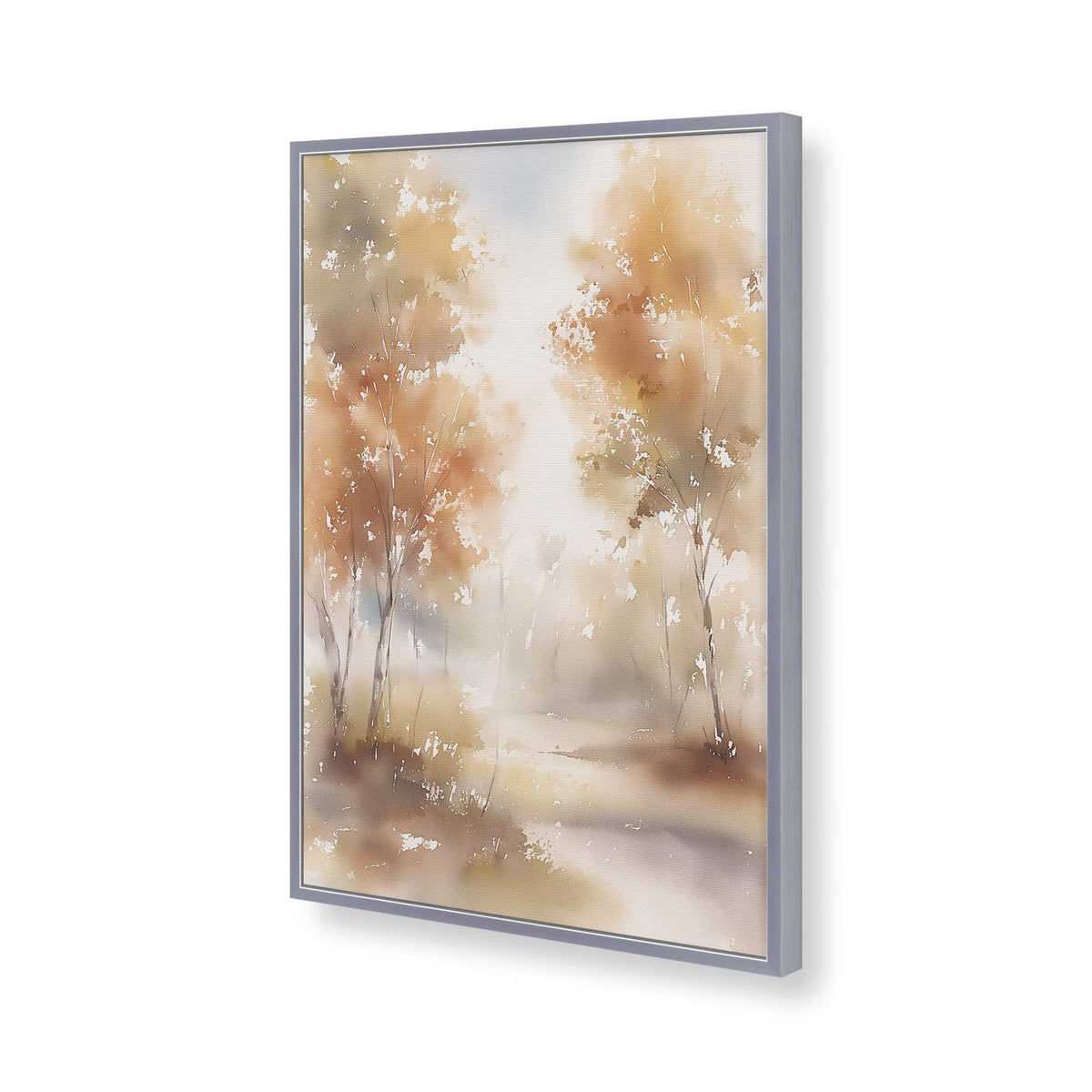 [Color:Polished Chrome], Picture of art in a Polished Chrome frame of the corner