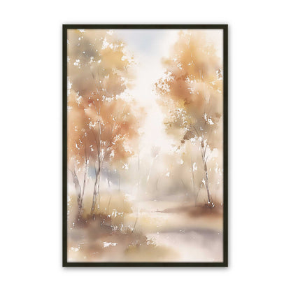 [Color:Satin Black], Picture of art in a Satin Black frame