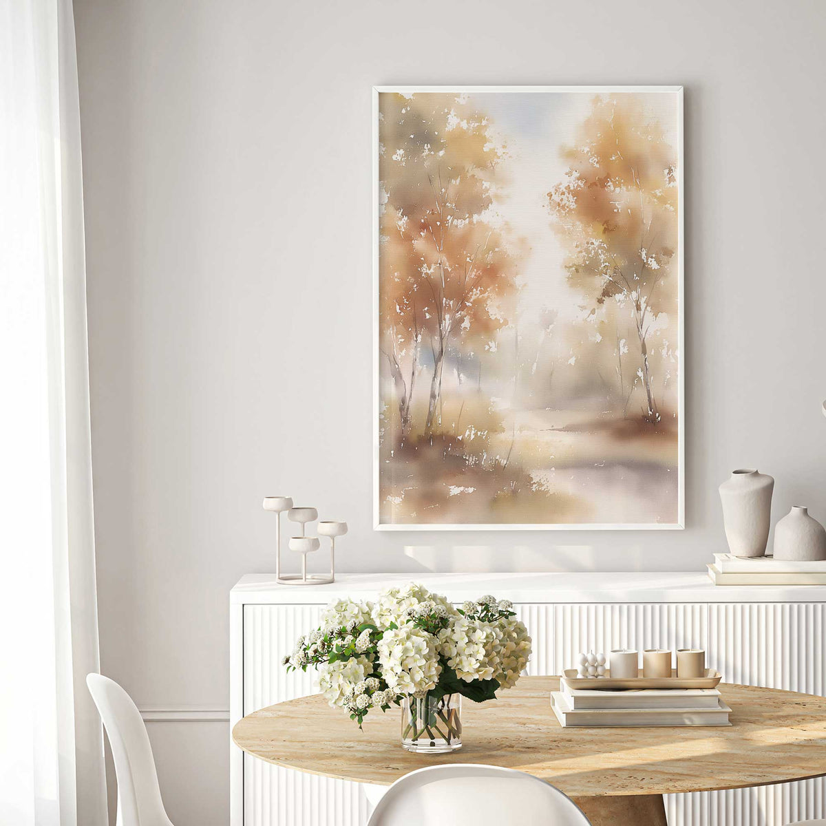 Picture of art in a room