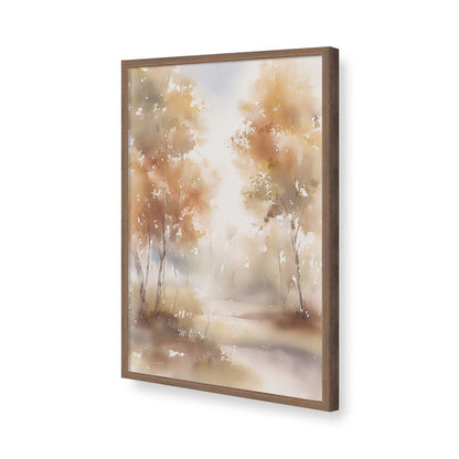 [Color:Walnut], Picture of art in a Walnut frame of the corner