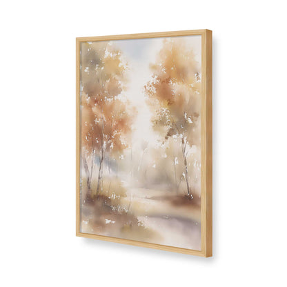 [Color:American Maple], Picture of art in a American Maple frame of the corner
