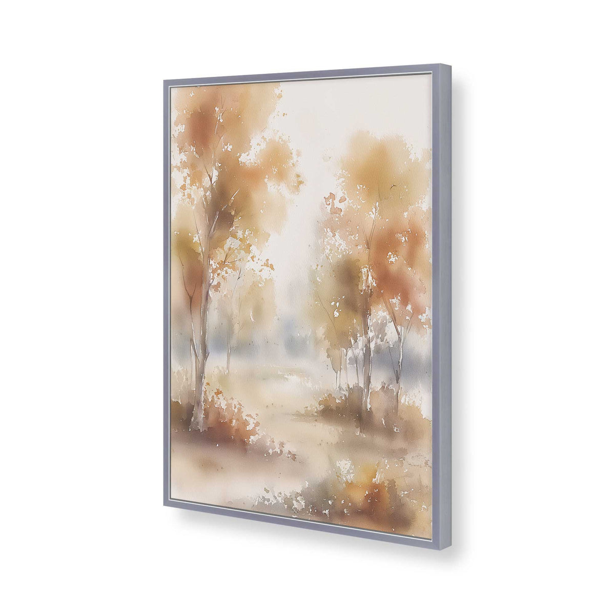 [Color:Polished Chrome], Picture of art in a Polished Chrome frame of the corner