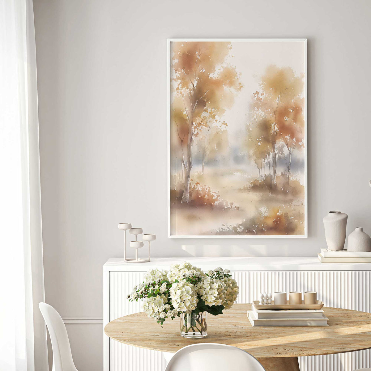 Picture of art in a room
