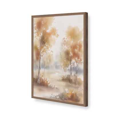 [Color:Walnut], Picture of art in a Walnut frame of the corner