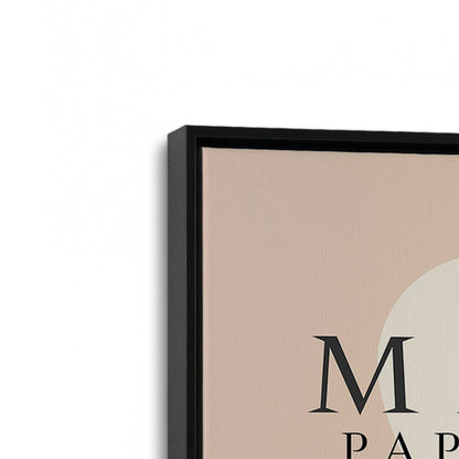 [Color:Satin Black], Picture of art in a Satin Black frame at an angle