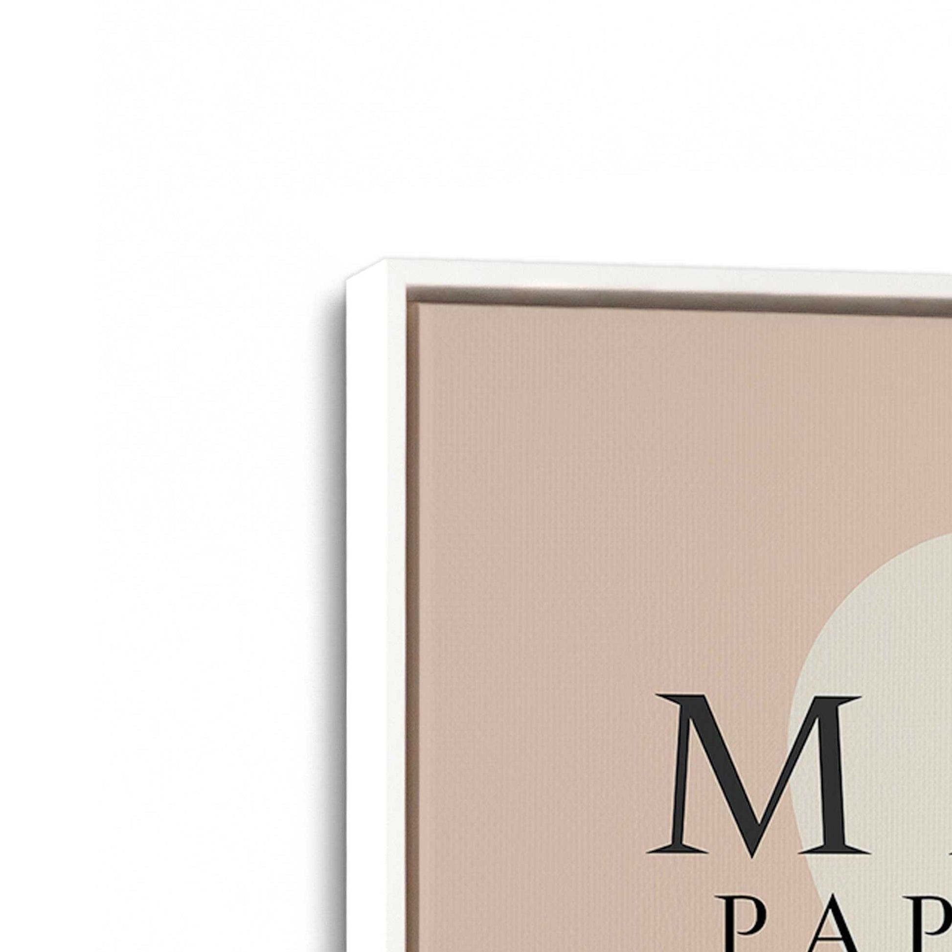 [Color:Opaque White], Picture of art in a White frame at an angle