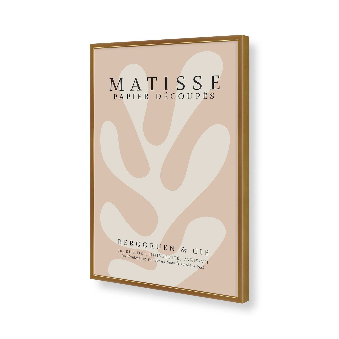 [Color:Polished Gold], Picture of art in a Polished Gold frame of the corner