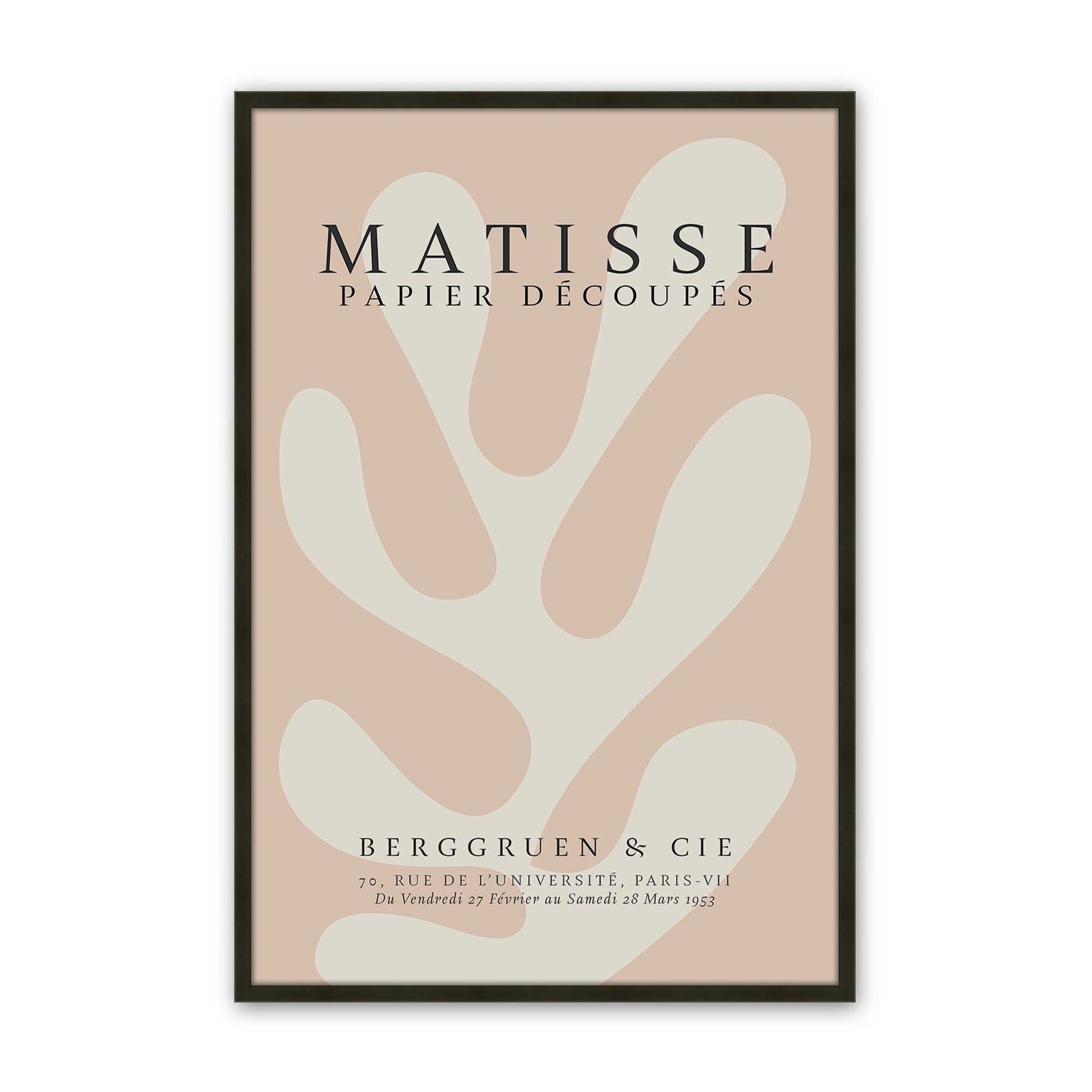 [Color:Satin Black], Picture of art in a Satin Black frame