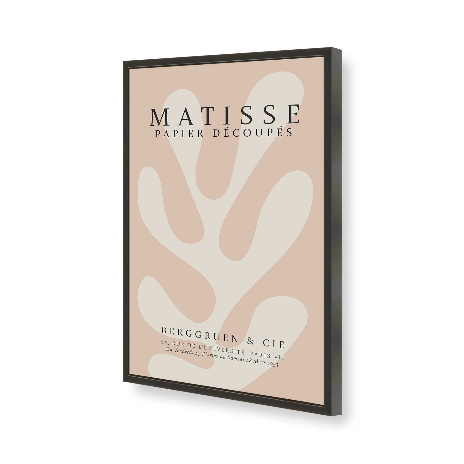 [Color:Satin Black], Picture of art in a Satin Black frame of the corner