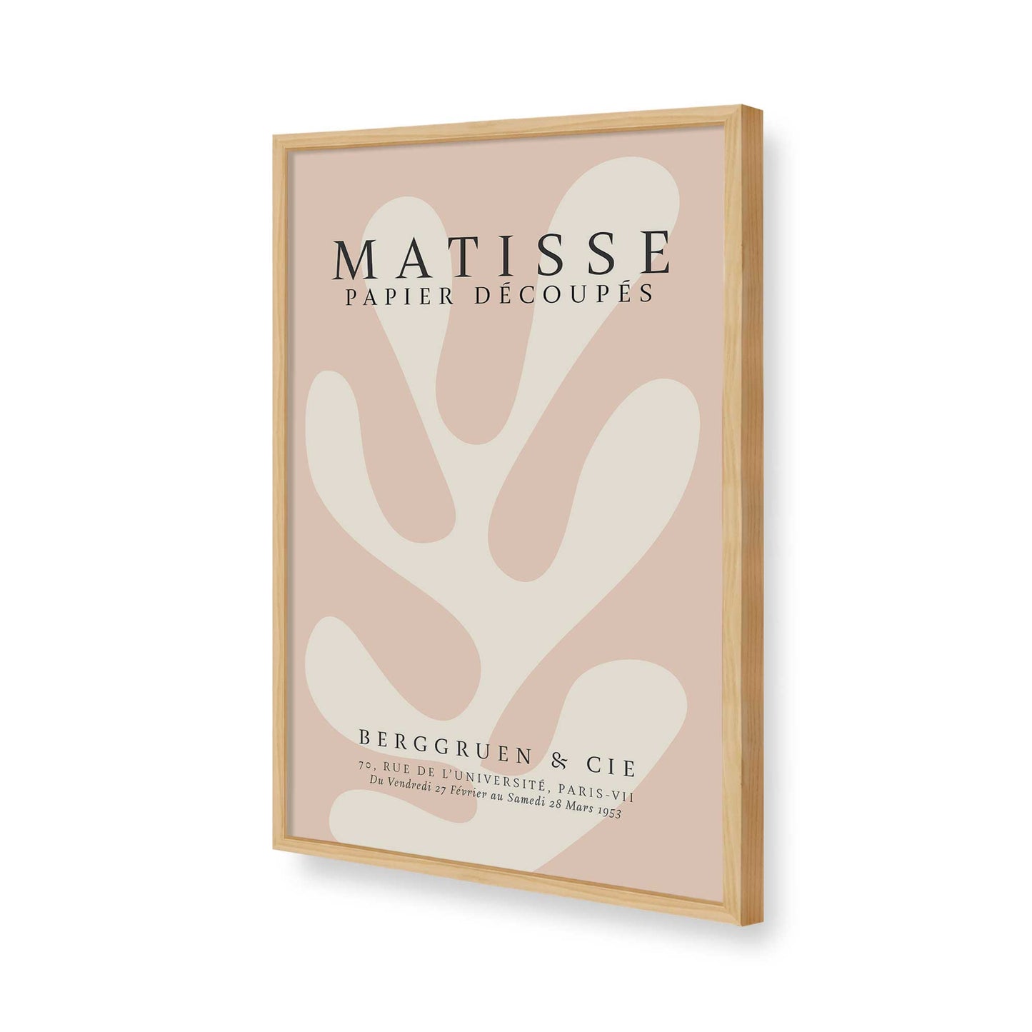 [Color:American Maple], Picture of art in a American Maple frame of the corner