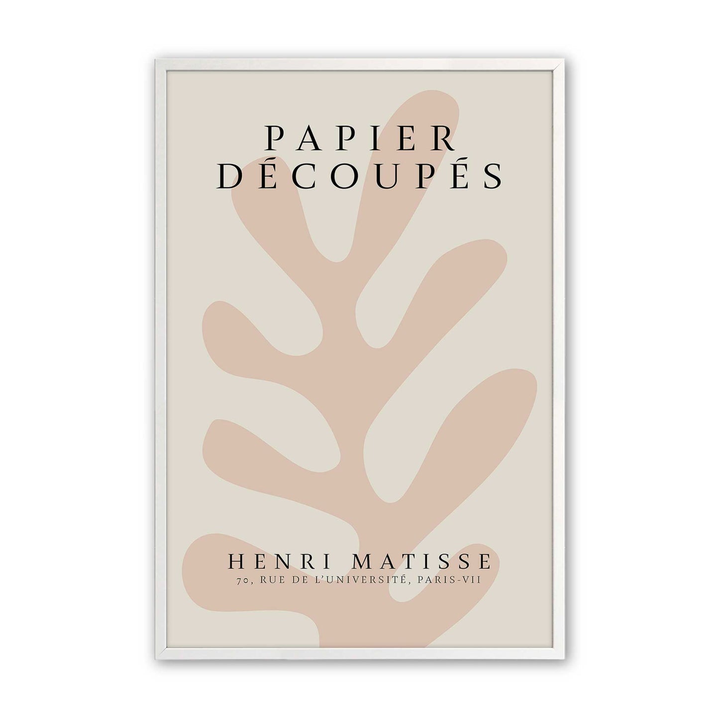[Color:Opaque White], Picture of art in a Opaque White frame