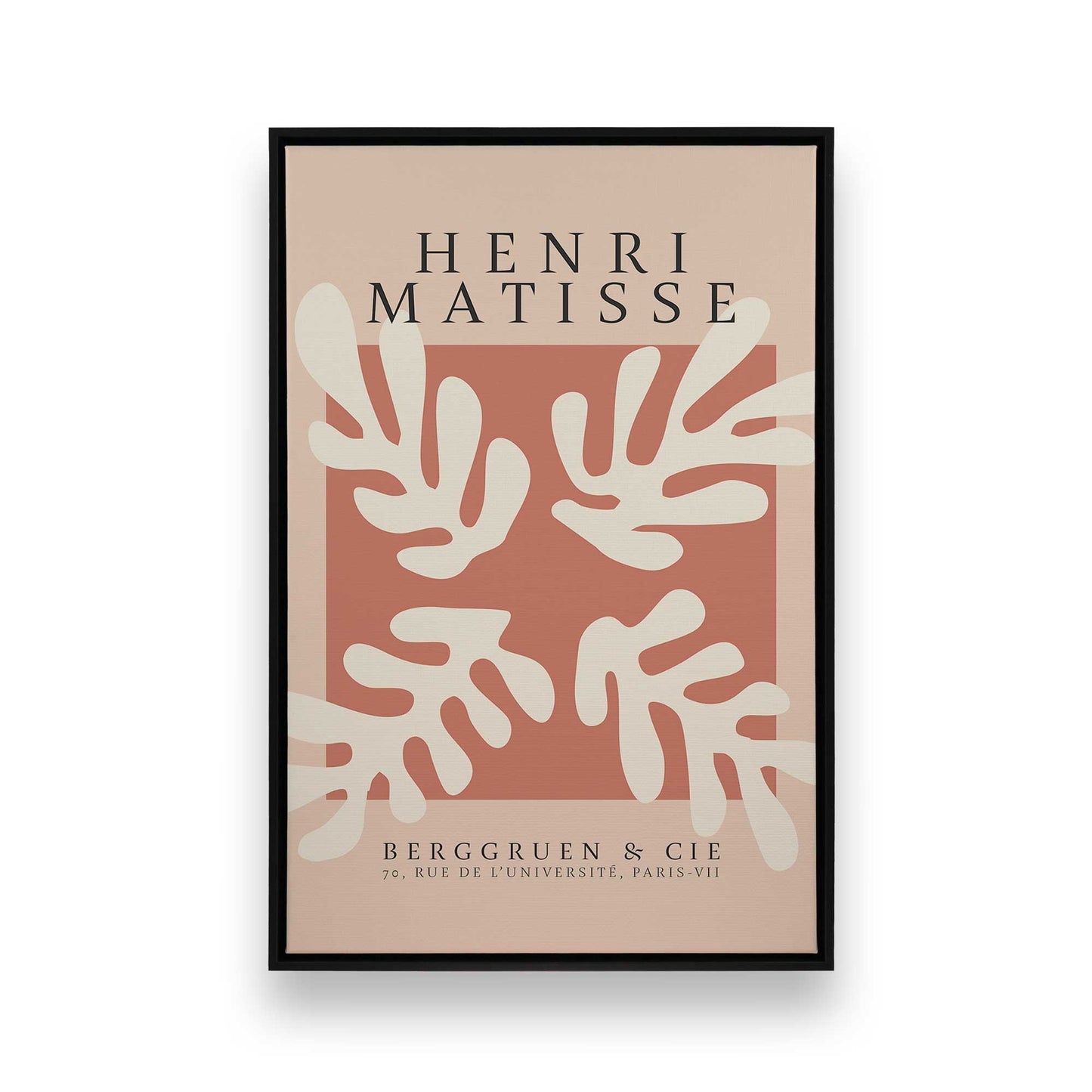 [Color:Satin Black], Picture of art in a Satin Black frame