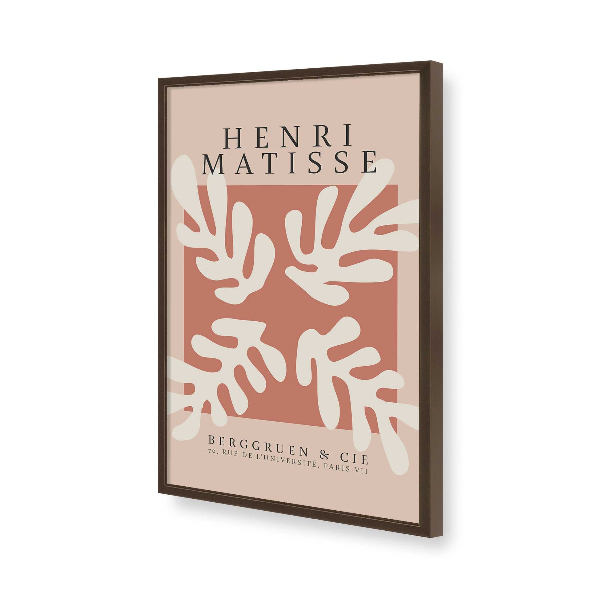 [Color:Belvinder Brown], Picture of art in a Belvinder Brown frame of the corner
