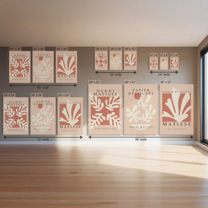 Papier Decoupes, Set of 3 Canvas Prints