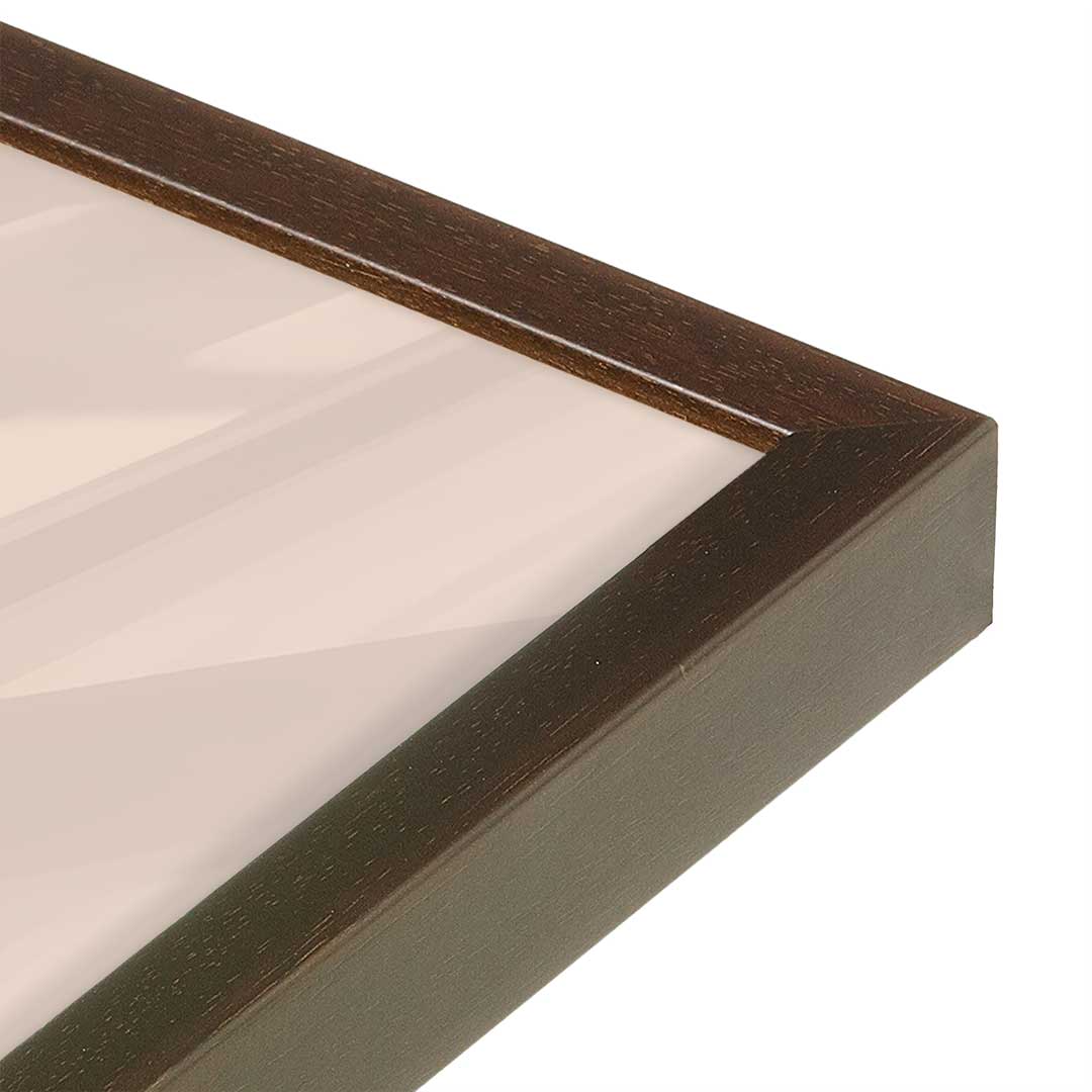 [Color:Belvinder Brown], Picture of art in a Belvinder Brown frame of the corner