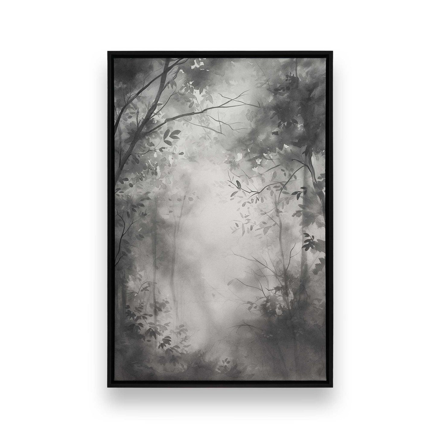 [Color:Satin Black], Picture of art in a Satin Black frame