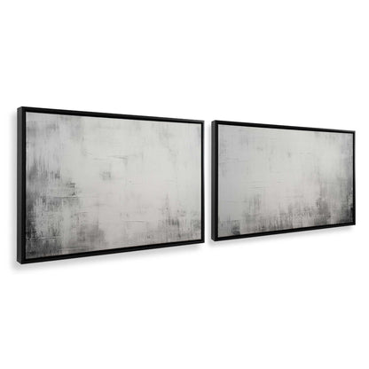 [Color:Satin Black], Picture of art in a Satin Black frame at an angle