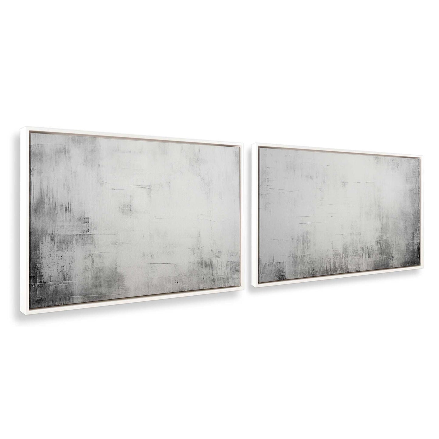 [Color:Opaque White], Picture of art in a White frame at an angle