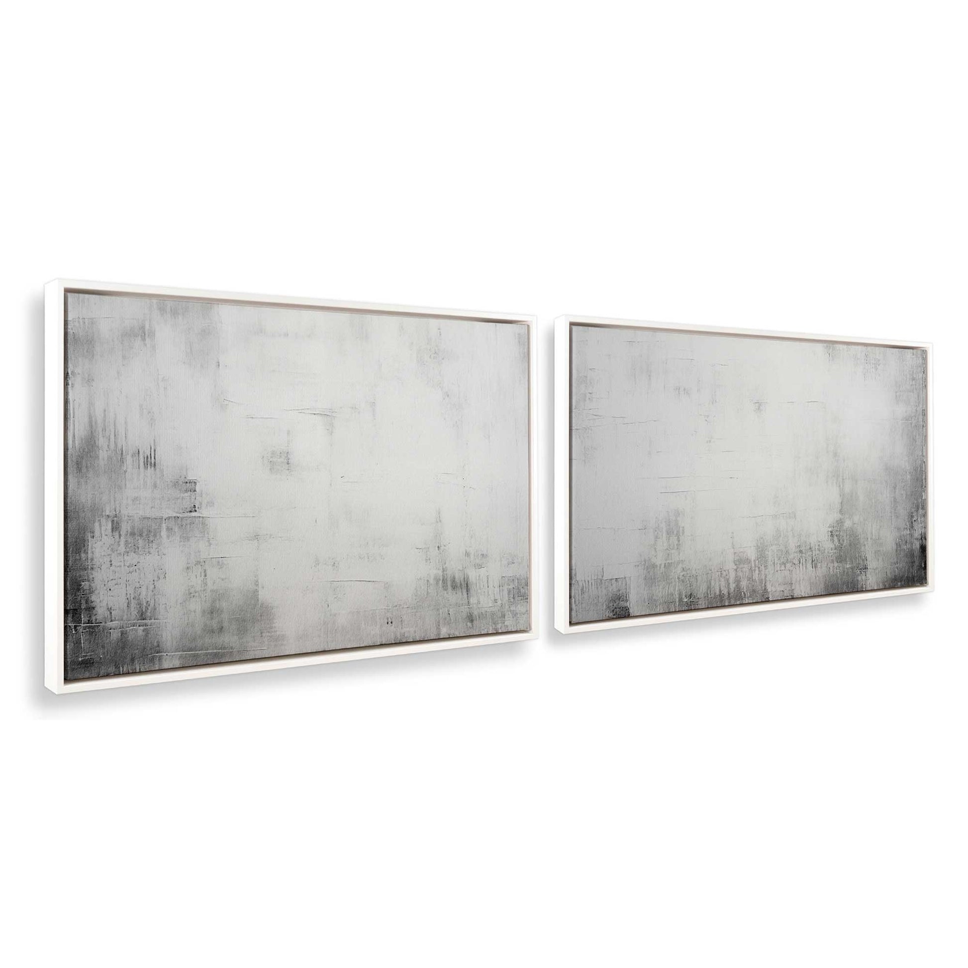 [Color:Opaque White], Picture of art in a White frame at an angle